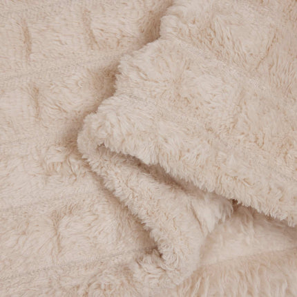 Kastetæpper 6 pcs Beige 270 x 240 cm Fleece