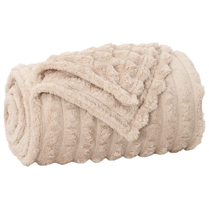 Kastetæpper 6 pcs Beige 270 x 240 cm Fleece