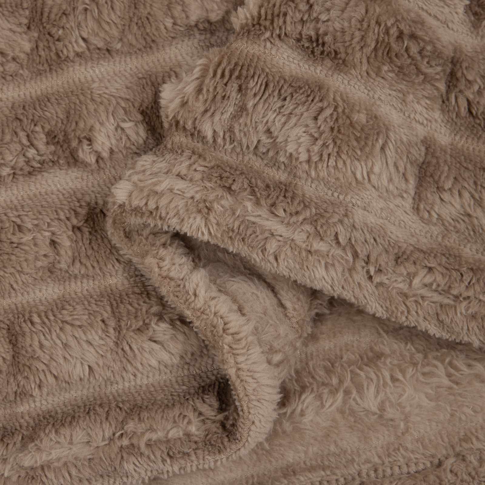 Kastetæpper 6 pcs Camel 200 x 150 cm Fleece