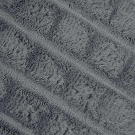 Kastetæpper 6 pcs Mørkegrå 270 x 240 cm Fleece