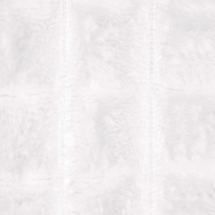 Kastetæpper 6 pcs Hvid 240 x 220 cm Fleece