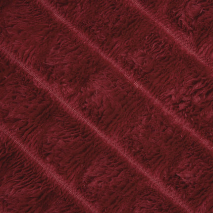 Kastetæpper 6 stk. Bordeaux Rød 240 x 220 cm 8.63 kg Fleece
