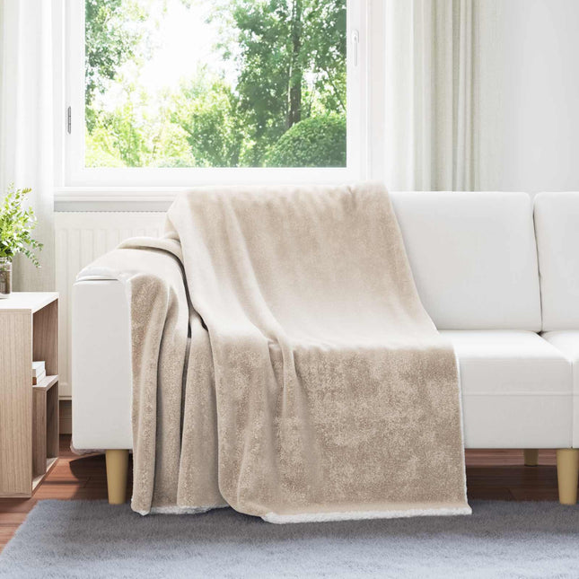 Tæppe Beige 150 x 200 cm 1.64 kg Fleece