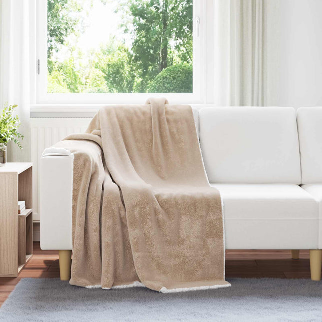 Tæppe Camel 130 x 150 cm 1 kg Fleece