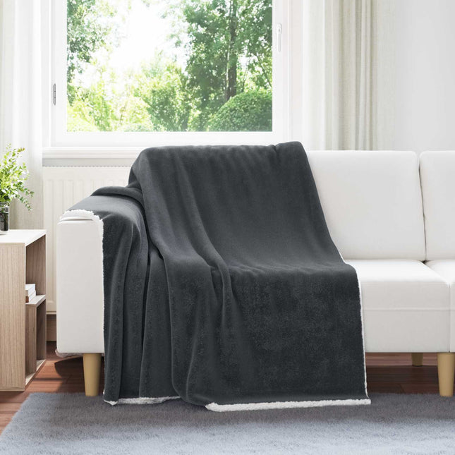 Tæppe Mørkegrå 150 x 200 cm 1.64 kg Fleece