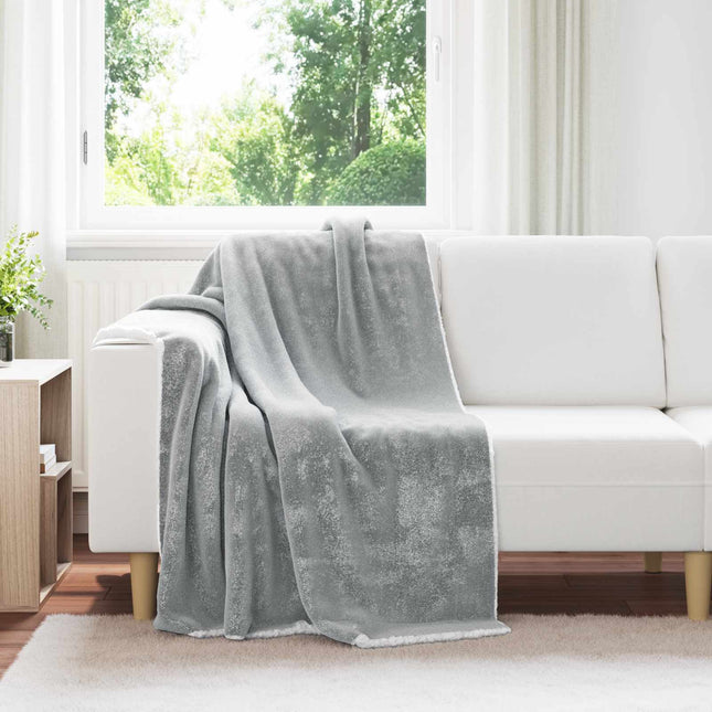 Tæppe Grå 130 x 150 cm 1 kg Fleece