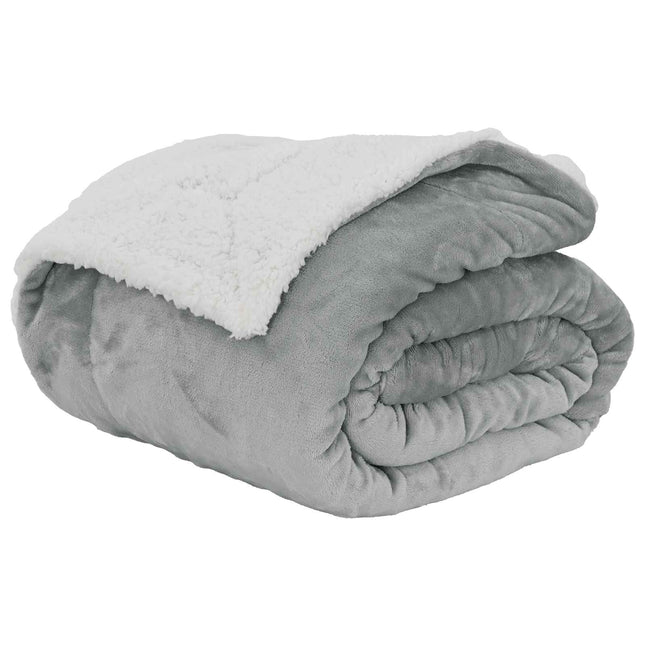 Tæppe Grå 130 x 150 cm 1 kg Fleece