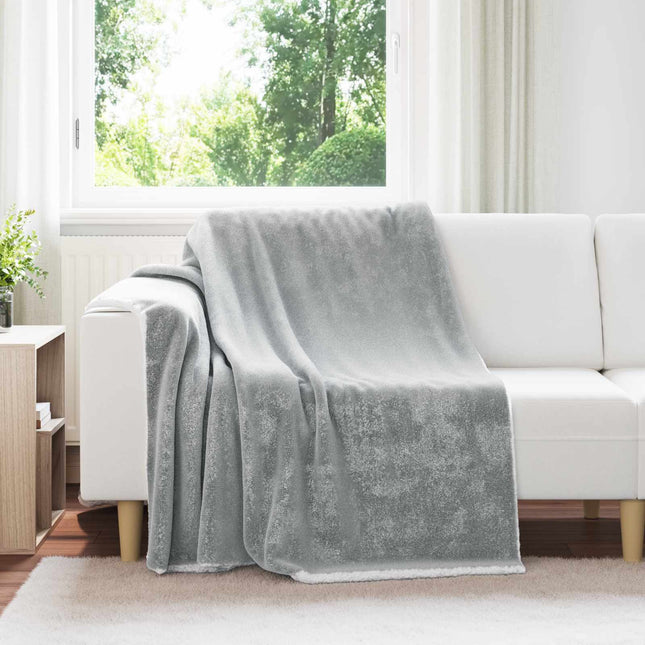 Tæppe Grå 150 x 200 cm 1.64 kg Fleece
