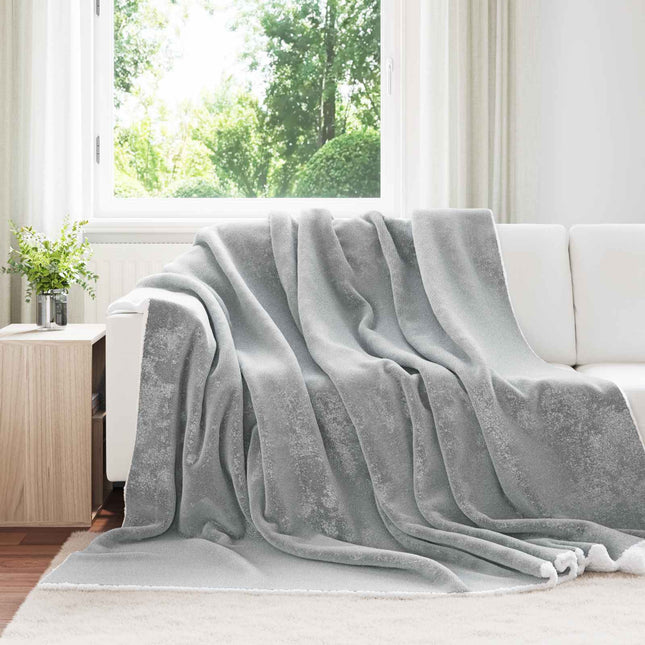 Tæppe Grå 220 x 240 cm 2.67 kg Fleece