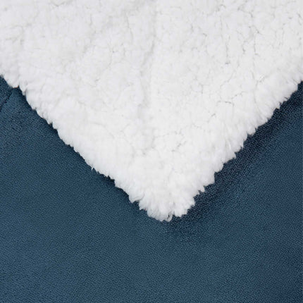 Throw tæppe Mørkeblå 220 x 240 cm Fleece
