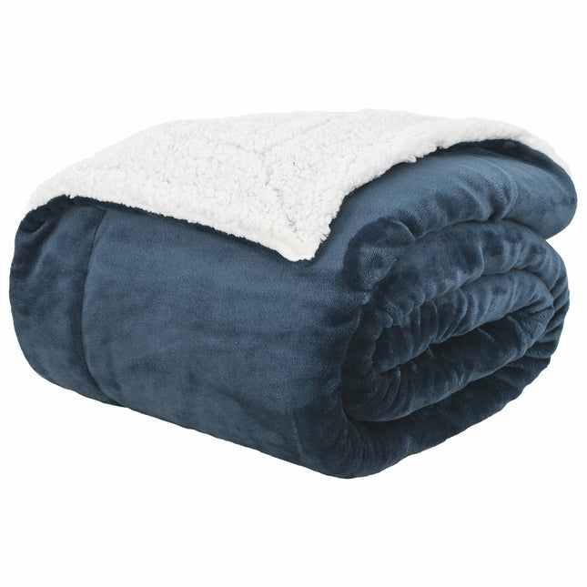 Tæppe Mørkeblå 220 x 240 cm 2.67 kg Fleece