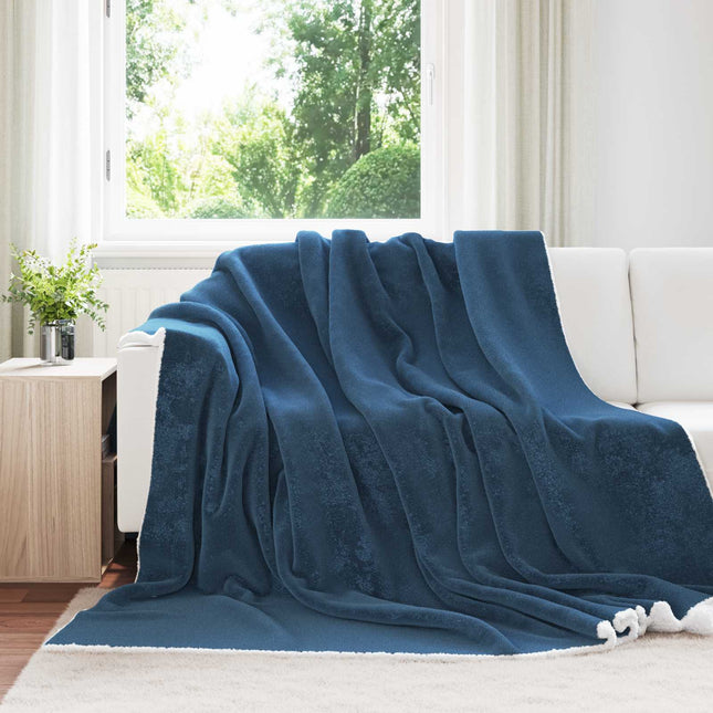 Tæppe Mørkeblå 240 x 270 cm 3.17 kg Fleece