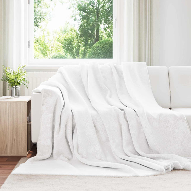 Tæppe Hvid 240 x 270 cm 3.17 kg Fleece