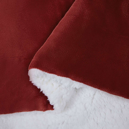 Tæppe Bordeaux Rød 130 x 150 cm 1 kg Fleece