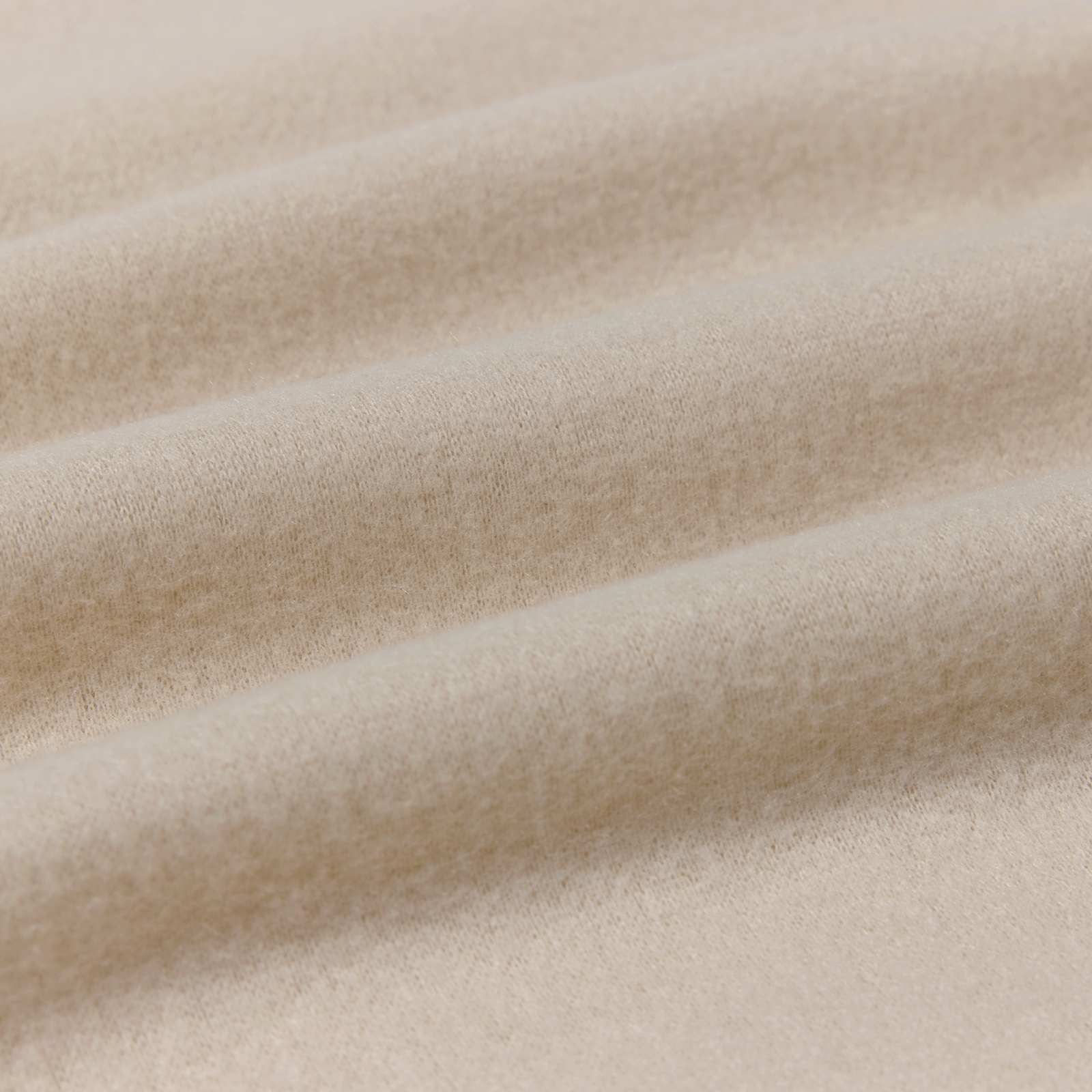 Throw tæppe Beige 170 x 130 cm Fleece
