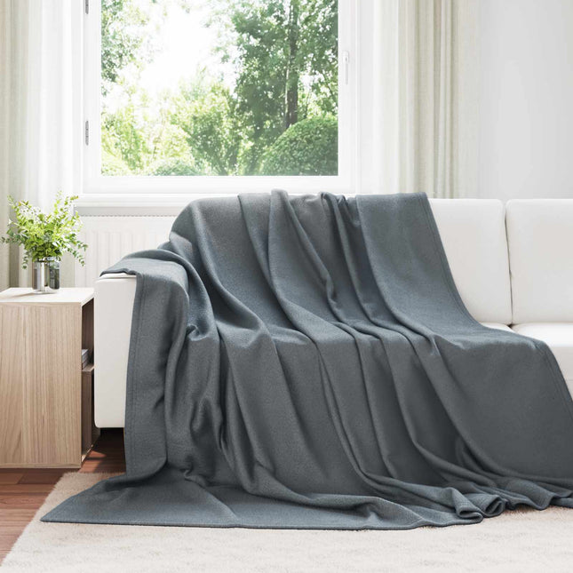 Tæppe Mørkegrå 240 x 220 cm 0.76 kg Fleece