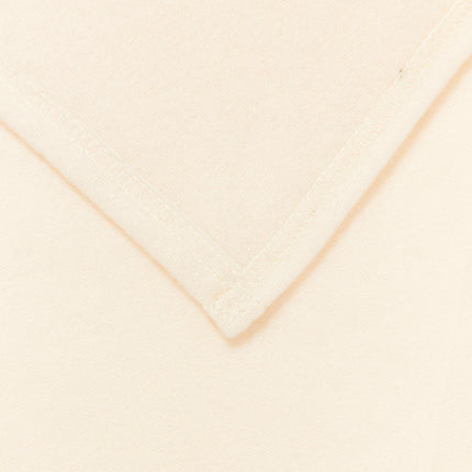 Throw tæppe Creme 170 x 130 cm Fleece