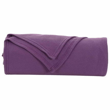 Throw tæppe Lilla 240 x 220 cm Fleece