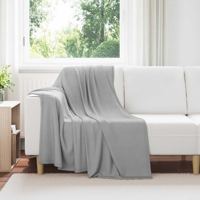 Kastetæpper 6 stk. Grå 170 x 130 cm 1.86 kg Fleece