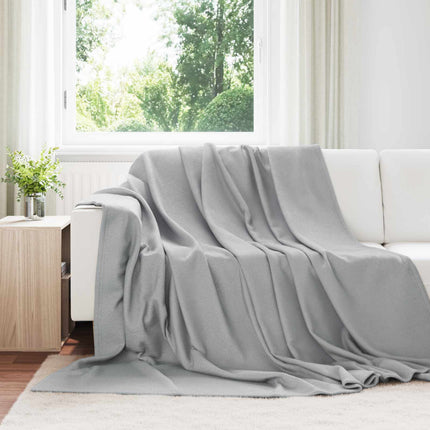 Kastetæpper 6 pcs Grå 270 x 240 cm Fleece