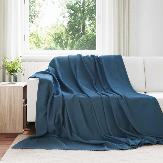 Kastetæpper 6 stk. Mørkeblå 270 x 240 cm 5.38 kg Fleece