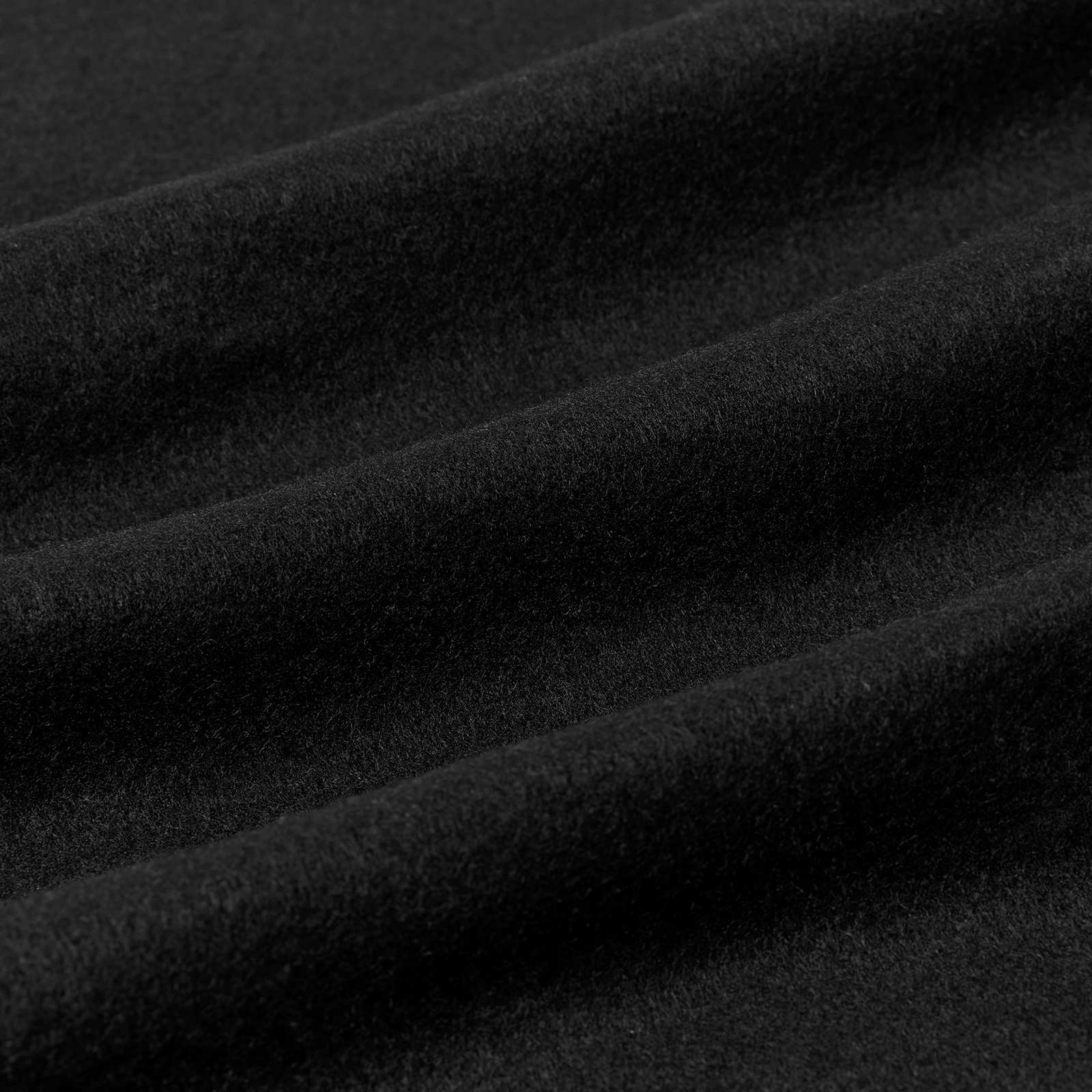Kastetæpper 6 pcs Sort 200 x 150 cm Fleece