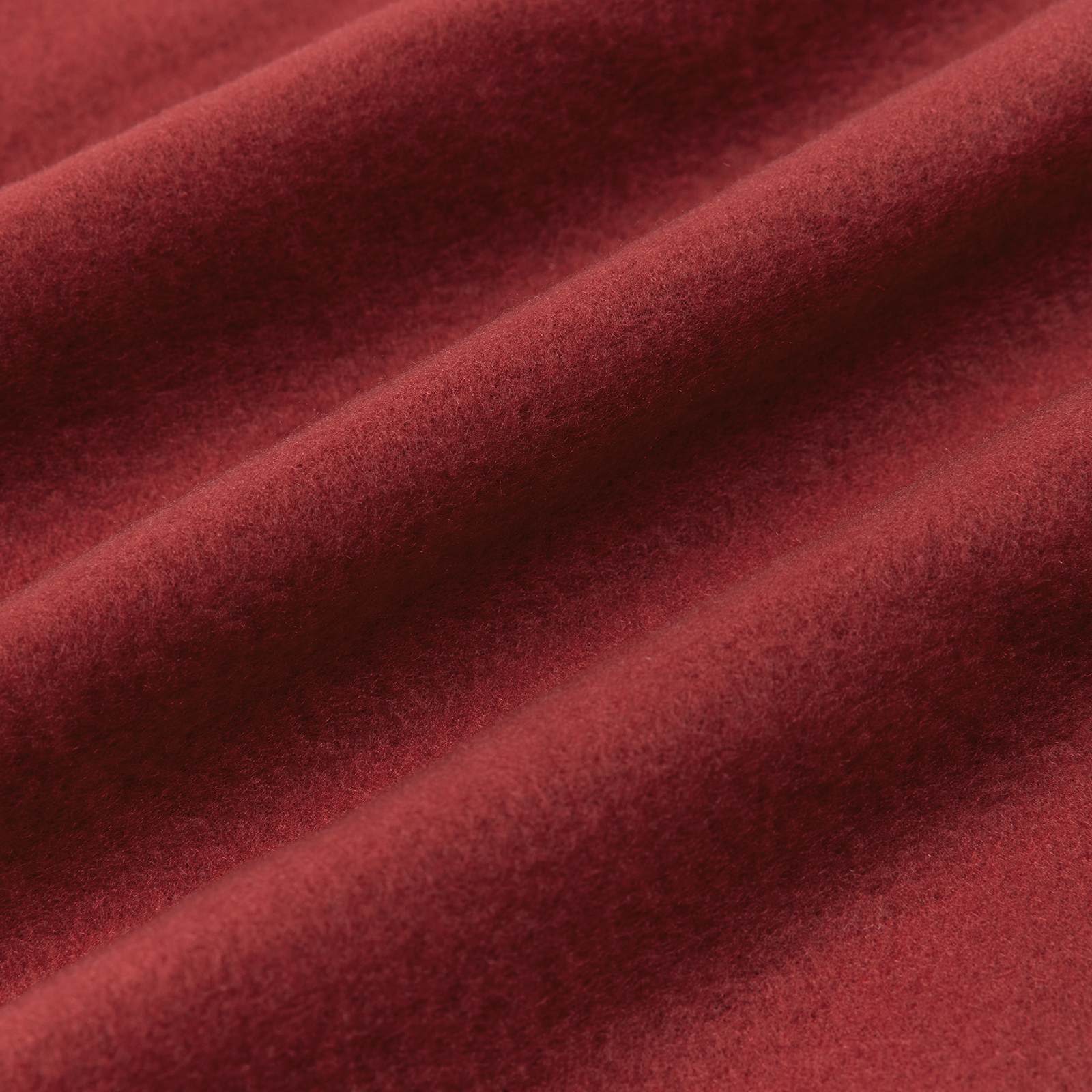 Kastetæpper 6 pcs Bordeaux Rød 270 x 240 cm Fleece