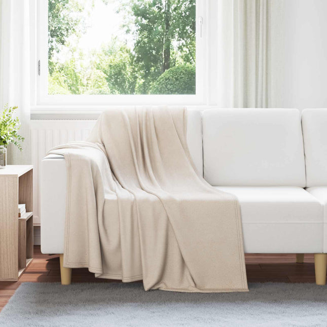 Kastetæpper 24 stk. Beige 170 x 130 cm 7.43 kg Fleece