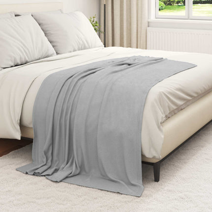 Kastetæpper 24 pcs Grå 170 x 130 cm Fleece