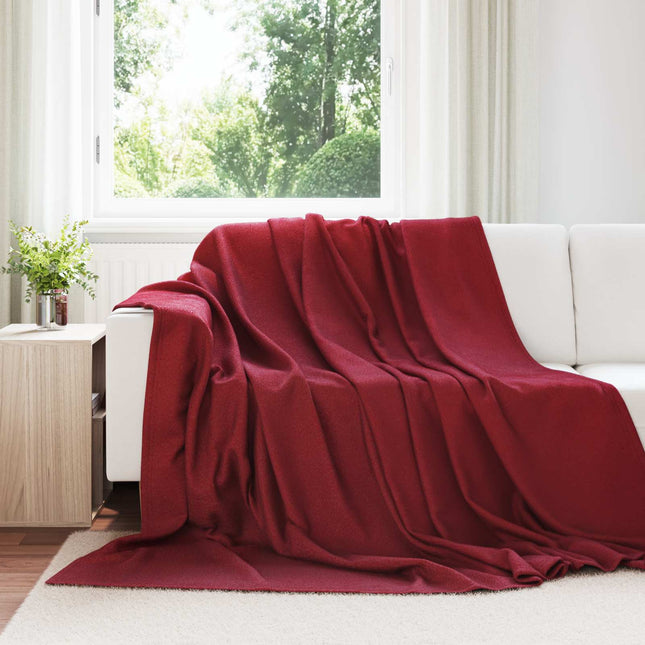 Kastetæpper 24 stk. Bordeaux Rød 270 x 240 cm 21.67 kg Fleece