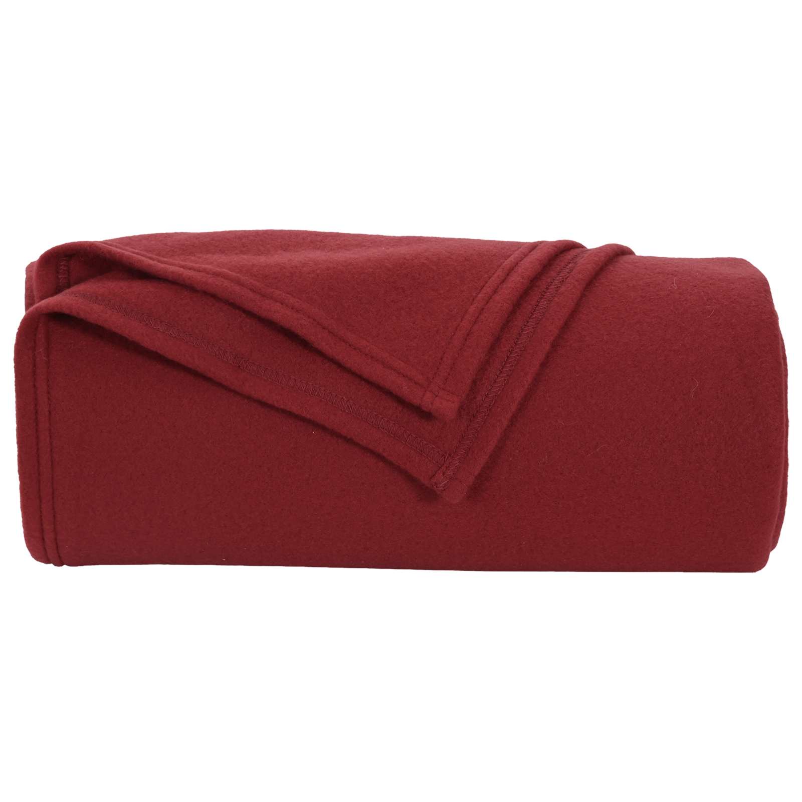 Kastetæpper 24 pcs Bordeaux Rød 270 x 240 cm Fleece