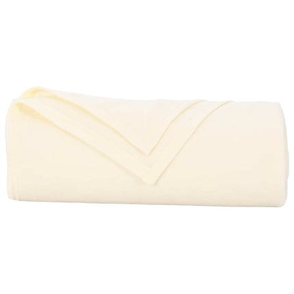 Kastetæpper 24 pcs Creme 170 x 130 cm Fleece