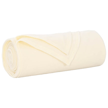 Kastetæpper 24 pcs Creme 200 x 150 cm Fleece