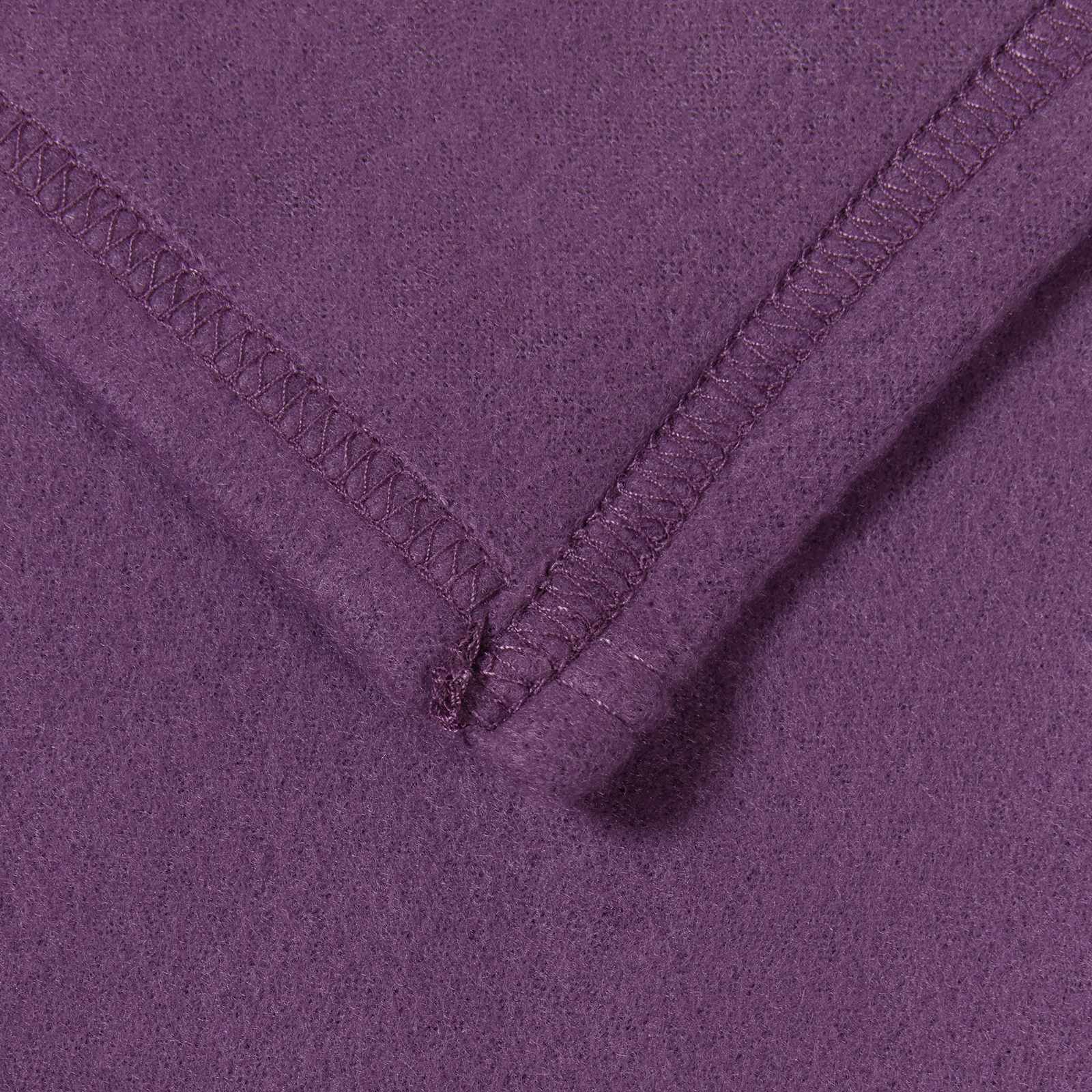 Kastetæpper 24 pcs Lilla 270 x 240 cm Fleece