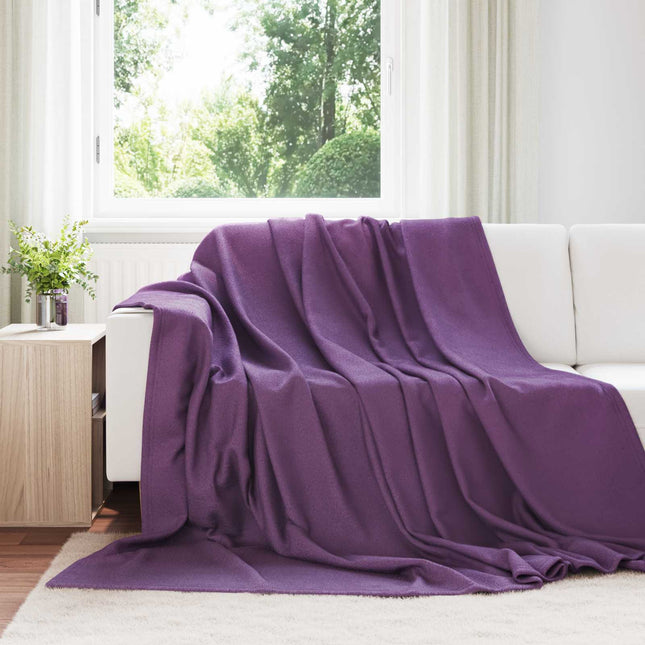 Kastetæpper 24 stk. Lilla 270 x 240 cm 22.56 kg Fleece