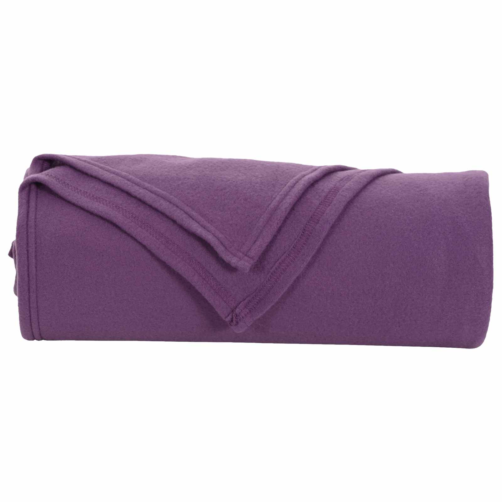Kastetæpper 24 pcs Lilla 270 x 240 cm Fleece