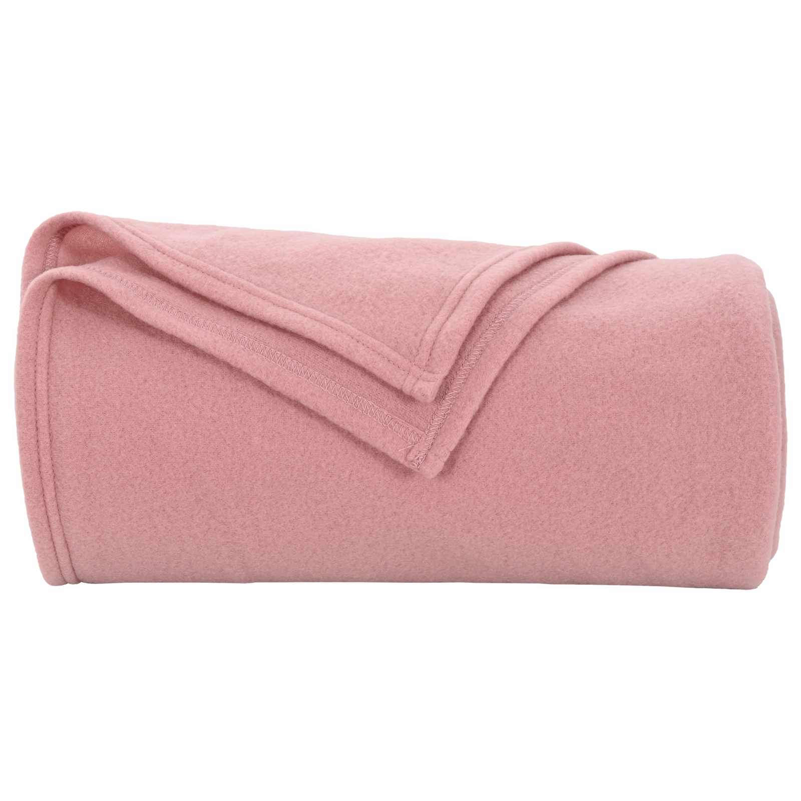 Kastetæpper 24 pcs Lyserød 270 x 240 cm Fleece
