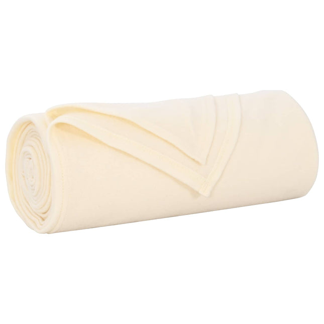 Tæppe Cremefarvet 350 x 270 cm 1.3 kg Fleece
