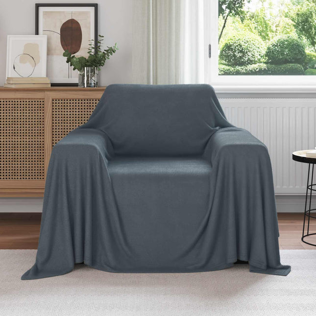 Tæppe Mørkegrå 210 x 140 cm 0.41 kg Fleece