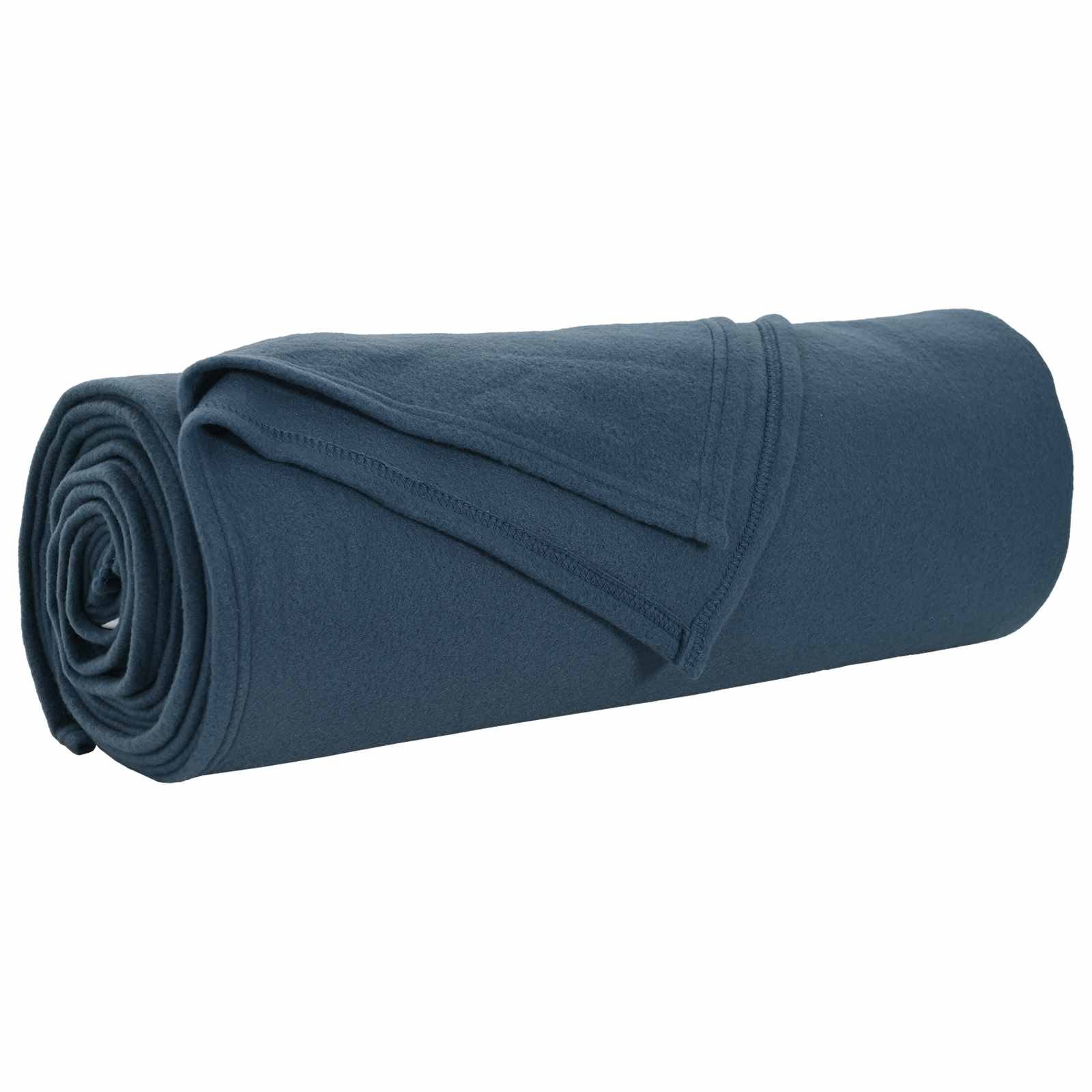 Throw tæppe Mørkeblå 280 x 210 cm Fleece