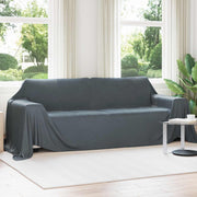Kastetæpper 6 pcs Mørkegrå 350 x 270 cm Fleece