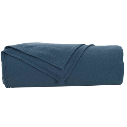 Kastetæpper 6 pcs Mørkeblå 210 x 140 cm Fleece