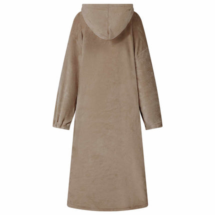 Tæppe-hoodie Camel s Flannel