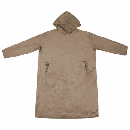Tæppe-hoodie Camel s Flannel