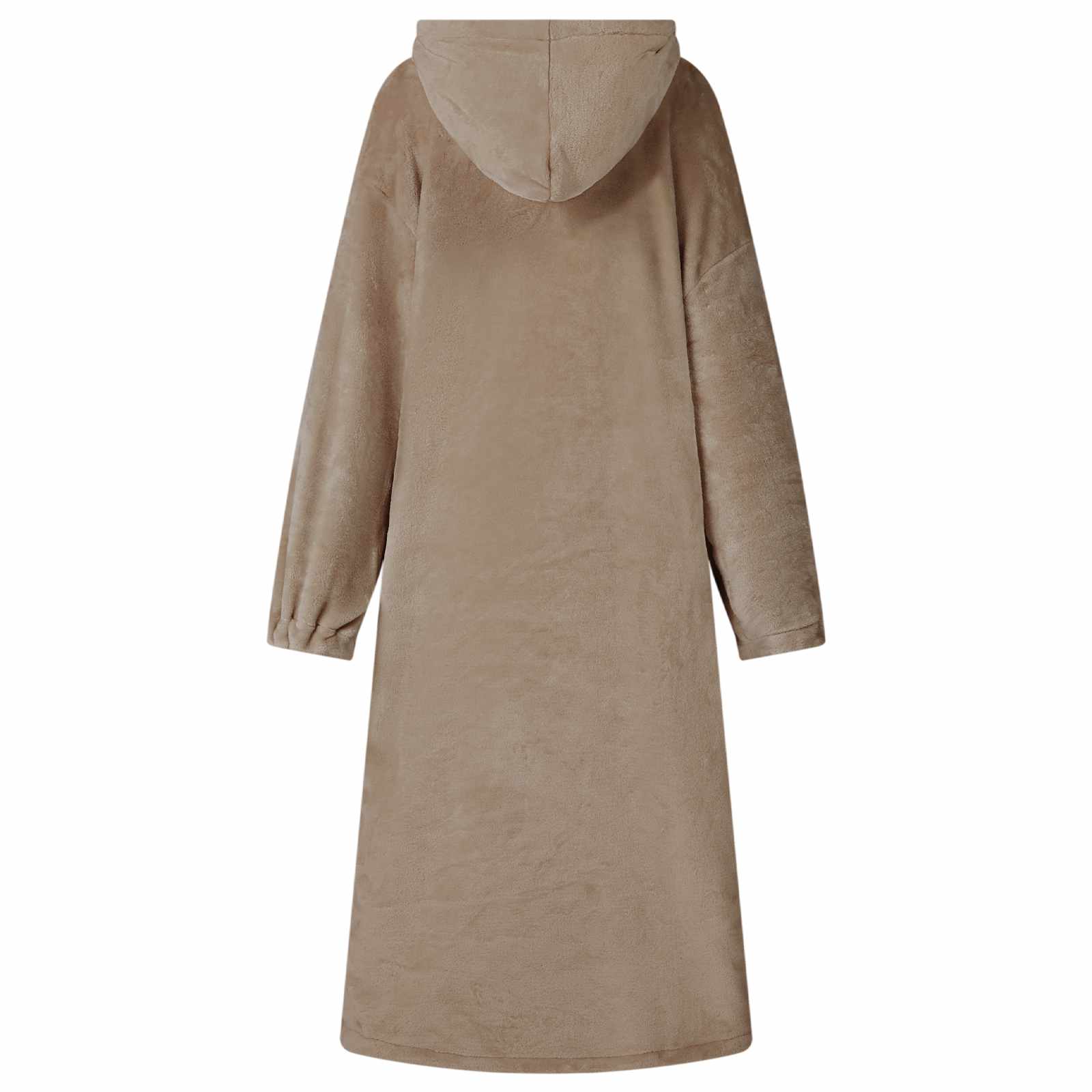 Tæppe-hoodie Camel l Flannel