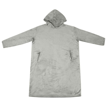 Tæppe-hoodie Grå s Flannel