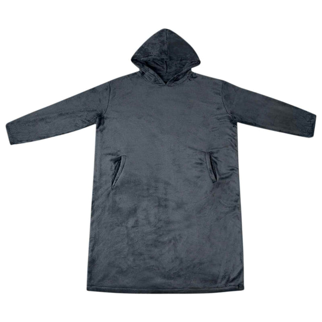 Tæppe-hoodie Mørkeblå s Flannel