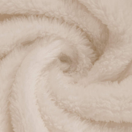 Tæppe-hoodie Beige F Flannel