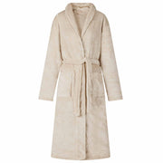 Badekåbe uden hætte Beige xxl Flannel