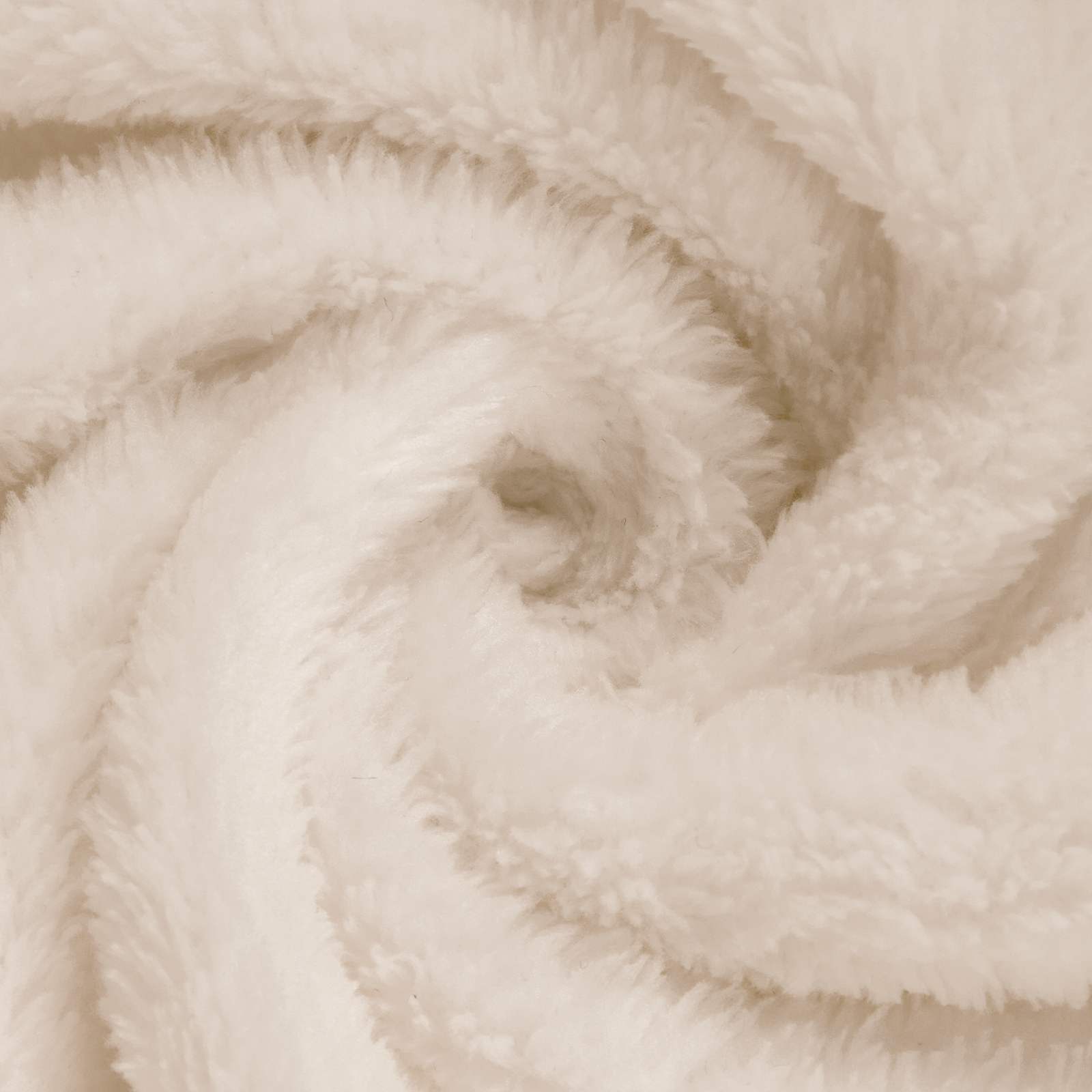 Badekåbe uden hætte Beige xxl Flannel